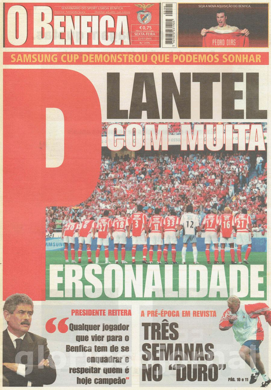 jornal o benfica 3195 2005-07-22